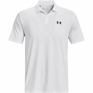 Under Armour PERFORMANCE 3.0 POLO Pánské golfové polotričko, bílá, velikost L obraz