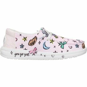 HEY DUDE WENDY Y DARLIN Dětská volnočasová obuv, růžová, velikost obraz