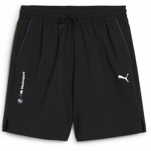 Puma BMW M MOTORSPORT ESSENTIALS+ WOVEN SHORTS 7" Pánské volnočasové šortky, černá, velikost obraz