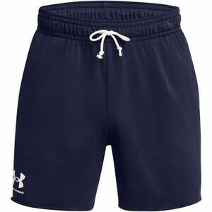 Under Armour RIVAL TERRY 6IN Pánské kraťasy, tmavě modrá, velikost obraz