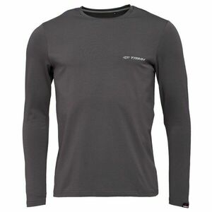 TRIMM BRAVE Pánské tričko s dlouhým rukávem, tmavě šedá, velikost XXXL obraz