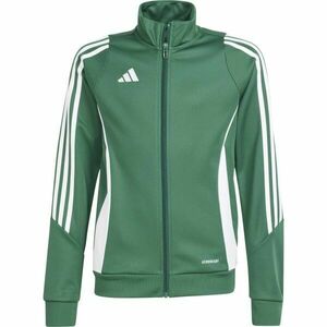 adidas TIRO24 TRAINING JACKET Y Dětská mikina, tmavě zelená, velikost obraz