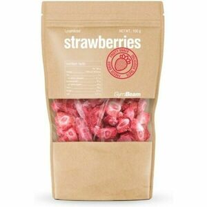 GymBeam LYOFILIZOVANÉ JAHODY - 100 G Snack, , velikost obraz