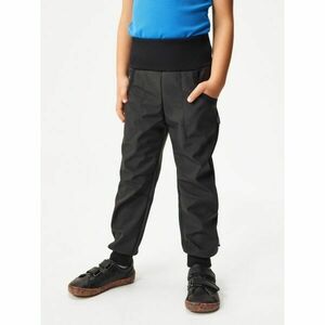 UNUO STREET Dětské softshellové kalhoty, černá, velikost 140-146 obraz