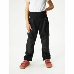 UNUO FLEXI Dětské softshellové kalhoty, černá, velikost 104-110 obraz