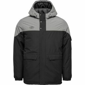 Umbro ABIE Pánská zimní bunda, tmavě šedá, velikost obraz