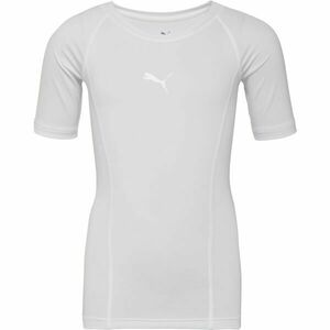 Puma LIGA BASELAYER TEE Chlapecké funkční triko, bílá, velikost obraz