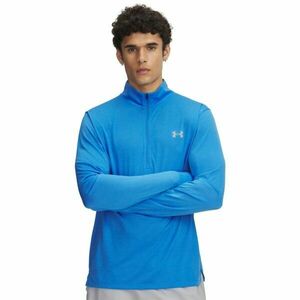 Under Armour LAUNCH 1/4 ZIP Pánské běžecké triko, modrá, velikost M obraz