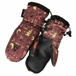 Matt MITTEN Dětské lyžařské rukavice, hnědá, velikost 6Y obraz