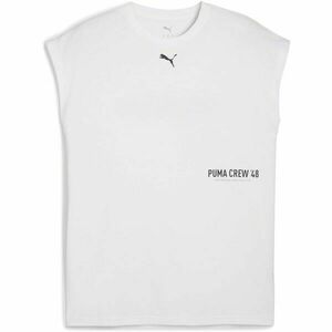 Puma M GRAPHIC CUTOFF TANK Pánské tílko, bílá, velikost obraz