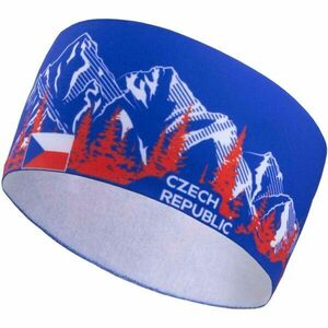 FLLÖS FANLINE HEADBAND CZECH 2 Sportovní čelenka, modrá, velikost UNI obraz