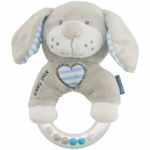 BABY MIX PES Plyšové chrastítko, šedá, velikost obraz
