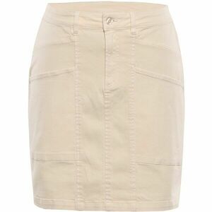 ALPINE PRO GAILA Dámská letní sukně, béžová, velikost obraz