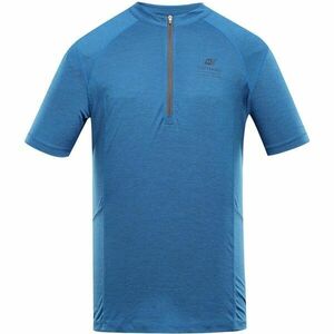 ALPINE PRO GERET Pánské cyklo triko, modrá, velikost obraz