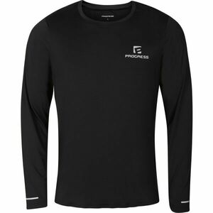 PROGRESS PREDICT Pánské sportovní triko, černá, velikost obraz