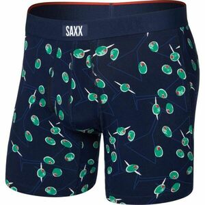 SAXX VIBE XTRA SOFT COMFORT BOXER BRIEF FLY Pánské boxerky, modrá, velikost obraz