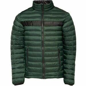 Northfinder MICKEY Pánská zateplená bunda, tmavě zelená, velikost obraz
