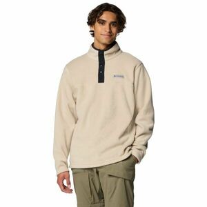 Columbia STEENS MOUNTAIN HALF SNAP II Fleecová mikina, béžová, velikost obraz