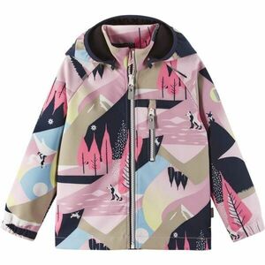 REIMA VANTTI Dětská softshellová bunda, růžová, velikost obraz