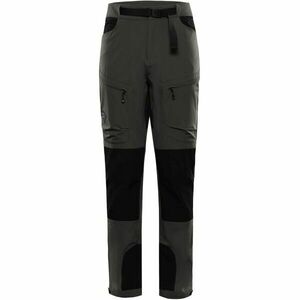 ALPINE PRO AKAN 2 Pánské softshellové kalhoty, tmavě zelená, velikost obraz