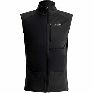 Swix FOCUS WARM VEST M Pánská sportovní vesta, černá, velikost obraz