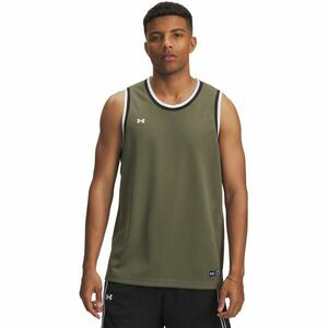 Under Armour ZONE PRO MESH TANK Pánské tílko na basket, khaki, velikost L obraz
