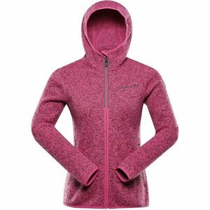 ALPINE PRO ZEGA 2 Dámský hřejivý svetr na zip, růžová, velikost obraz
