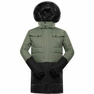 ALPINE PRO EGYP Pánská zimní bunda, tmavě zelená, velikost obraz