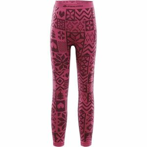 ALPINE PRO LESSO Dětské spodní kalhoty, růžová, velikost obraz