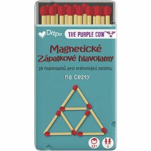 THE PURPLE COW ZÁPALKOVÉ HLAVOLAMY Magnetická hra, mix, velikost obraz