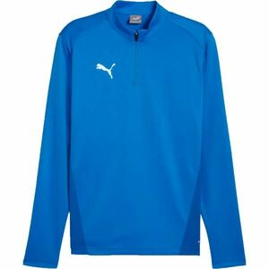 Puma TEAMGOAL TRAINING 1/4 ZIP TOP Pánské triko, modrá, velikost obraz