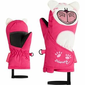 Ziener LANIMALO-Z MINIS Dívčí lyžařské palčáky, růžová, velikost obraz