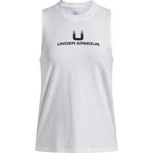 Under Armour VARSITY U TANK Dámské tílko, bílá, velikost obraz