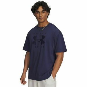 Under Armour HEAVYWEIGHT BRANDED Pánské tričko, tmavě modrá, velikost M obraz