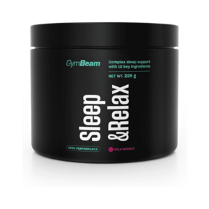 GymBeam SLEEP RELAX - 225 G - LESNÍ OVOCE Doplněk stravy pro lepší spánek, , velikost obraz