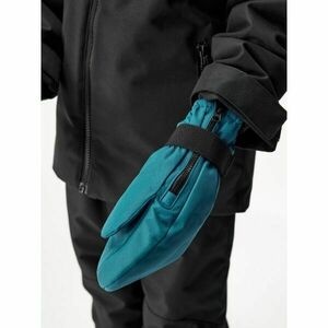 UNUO POLAR Dětské zimní rukavice, tyrkysová, velikost obraz