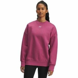 Under Armour RIVAL FLEECE CREW Dámská mikina, růžová, velikost S obraz