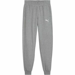Puma TEAMGOAL CASUALS PANTS JR Chlapecké fotbalové tepláky, šedá, velikost obraz