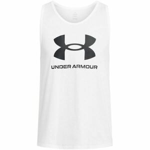 Under Armour SPORTSTYLE Pánské tílko, bílá, velikost S obraz