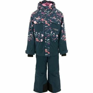 ALPINE PRO SCEDO Dětský lyžařský set, tmavě modrá, velikost 128-134 obraz