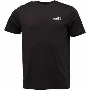 Puma ESSENTIALS 2COLOR SMALL NO 1 LOGO TEE Pánské triko, černá, velikost obraz