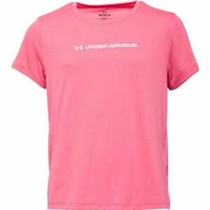Under Armour TECH WORDMARK GRAPHIC Dívčí tričko, růžová, velikost L obraz