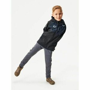 UNUO BASIC Dětská softshellová bunda, černá, velikost 110-116 obraz