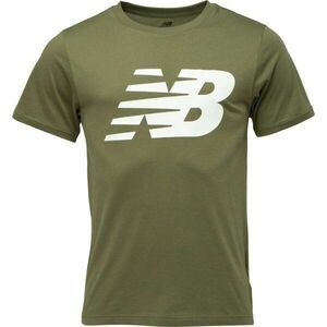 New Balance NB CLASSIC NB TEE Pánské triko, khaki, velikost obraz