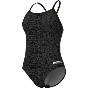 Arena SNAKESKIN SWIMSUIT LIGHTDROP BACK Dámské plavky, černá, velikost obraz