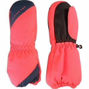 ALPINE PRO ORELO Dětské zimní rukavice, růžová, velikost obraz