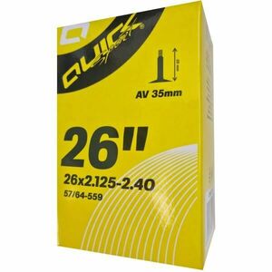 Quick AV26 x 2.125-2.40 35mm Cyklistická duše, černá, velikost obraz