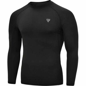 RDX T15 LONG SLEEVE RASH GUARD Pánské sportovní triko, černá, velikost obraz