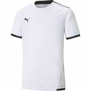 Puma TEAM LIGA JERSEY TEE Juniorské fotbalové triko, bílá, velikost obraz