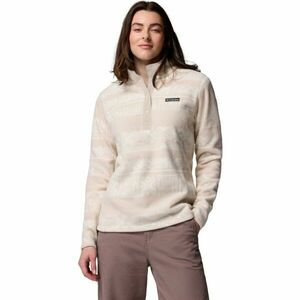 Columbia BENTON SPRINGS™ PRINTED 1/2 SNAP Dámská fleecová mikina, béžová, velikost obraz